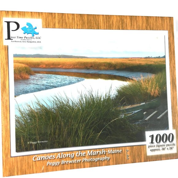Canoes Along the Marsh 1000 pc Puzzle NWT - Picture 2 of 11
